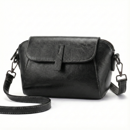 BELLANA™ – オイルワックスレザー ショルダーバッグ