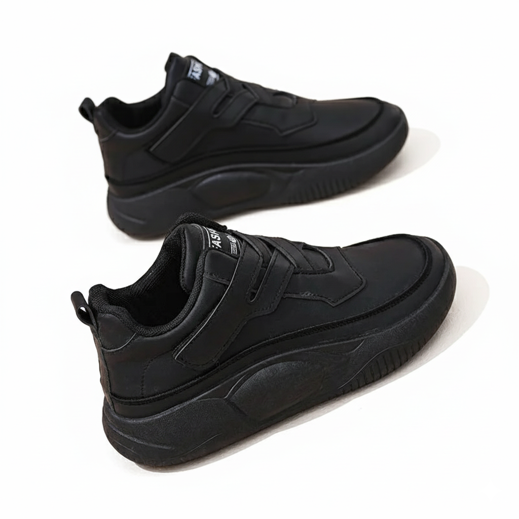 LOOPARA™ - クロスベルクロ厚底ハイカットスニーカー