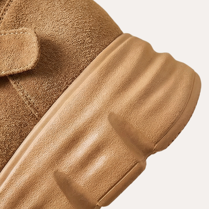 MIYORA™ - 軽量スエード厚底ブーツ（6cmヒールアップ）