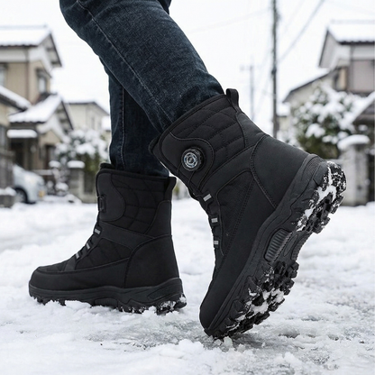 MIYORA™ メンズ ダイヤル式スノーブーツ（防寒・防滑）