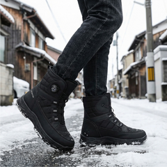 MIYORA™ メンズ ダイヤル式スノーブーツ（防寒・防滑）