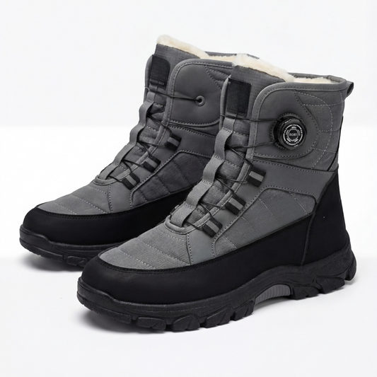 MIYORA™ メンズ ダイヤル式スノーブーツ（防寒・防滑）