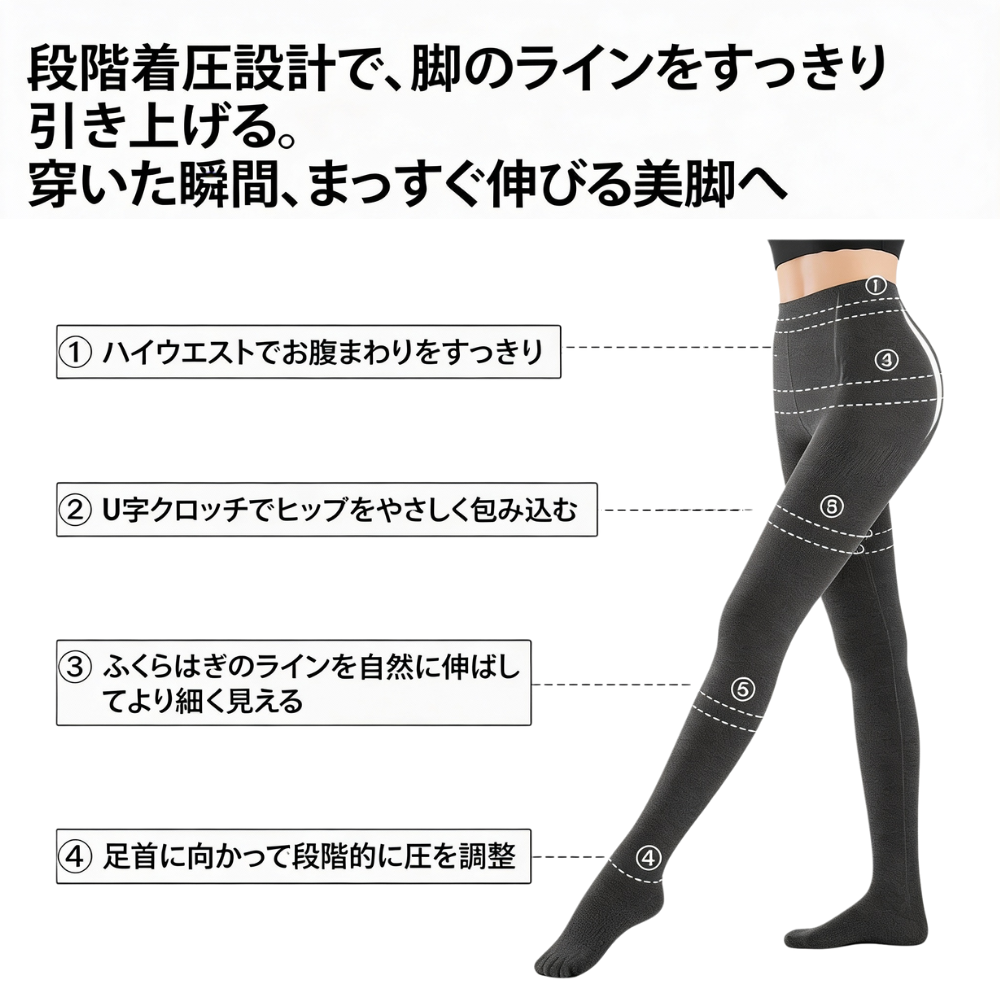 SLIMVIA™ – ハイウエストシェイプタイツ