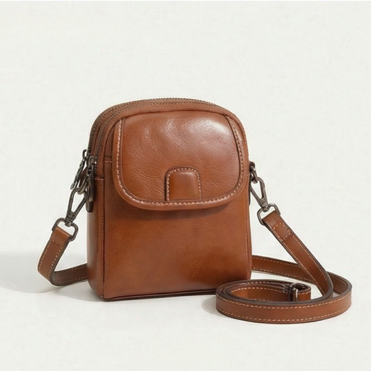 MIYORA™ 本革ミニショルダーバッグ