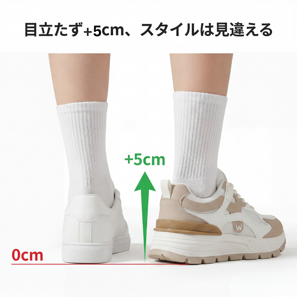 SOLEA™ – ソフトクッション厚底スニーカー