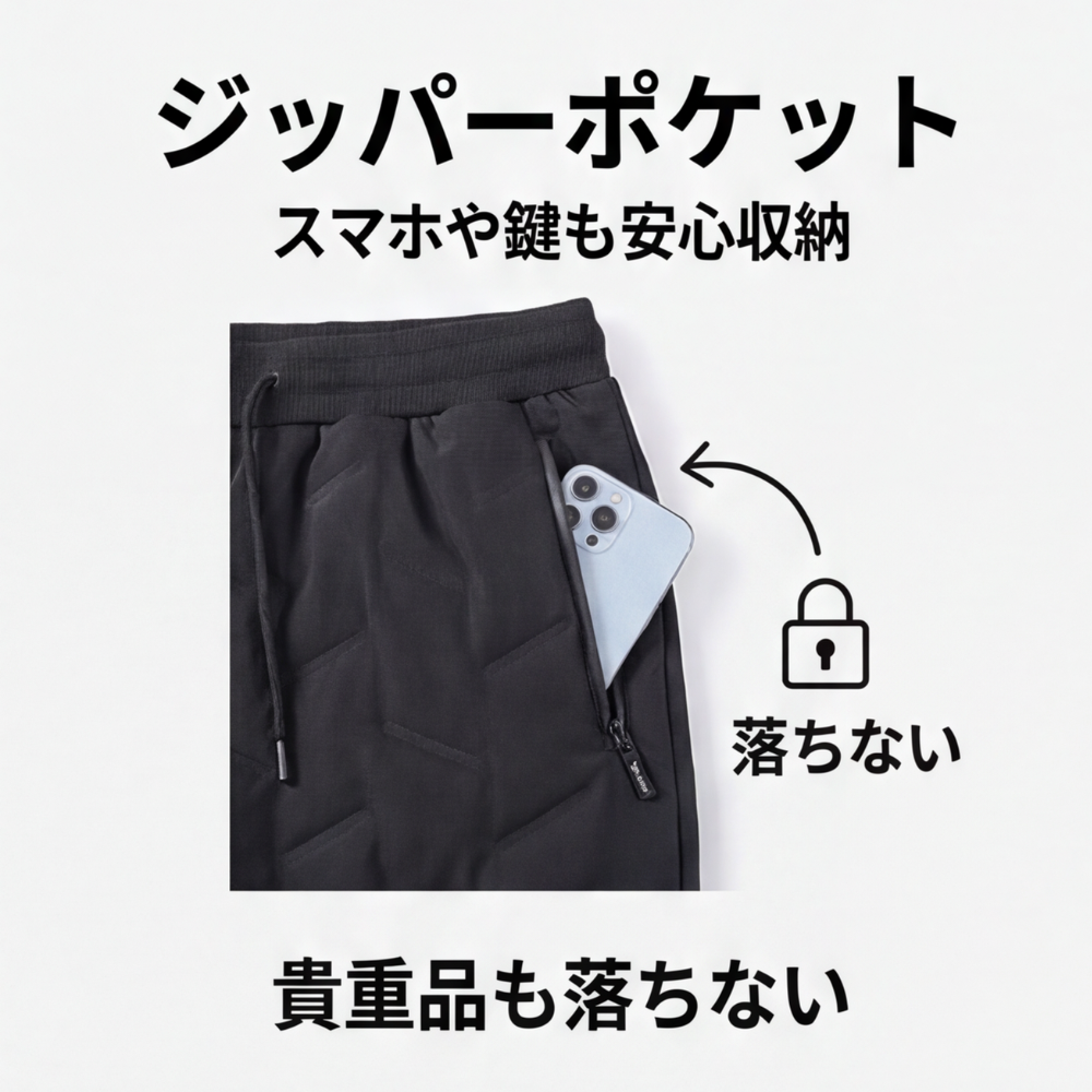 MIYORA™ 裏起毛防寒パンツ（防風タイプ）