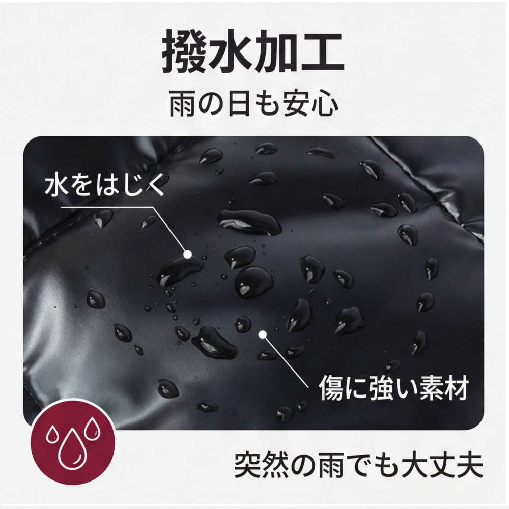 MIYORA™ 軽量キルトトートバッグ（大容量・撥水加工）