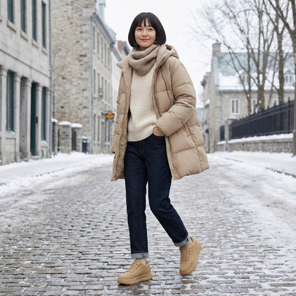 SOLAINE™ – 裏起毛レディーススニーカー