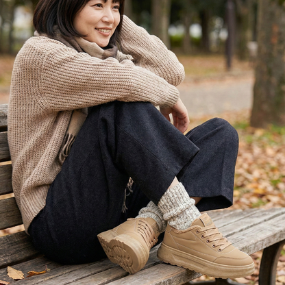 SOLAINE™ – 裏起毛レディーススニーカー