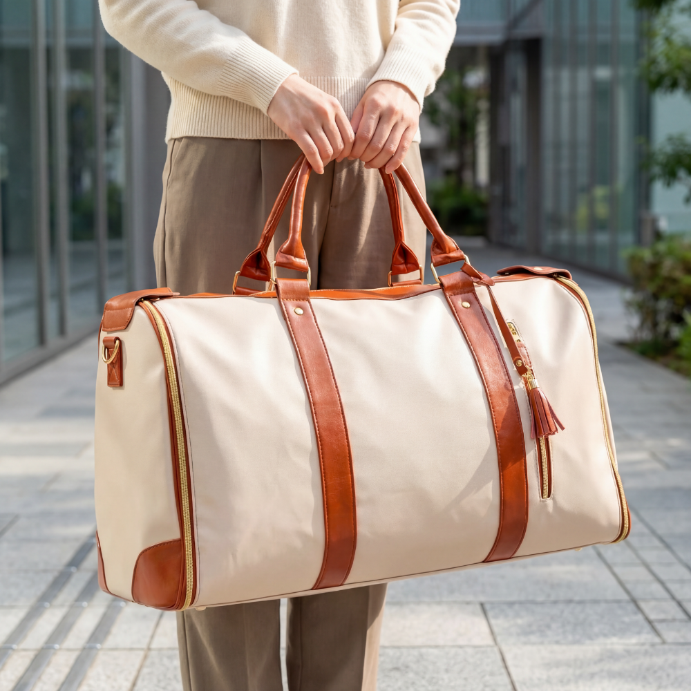 VOYEGA™ – 防水・耐久 片肩掛け 大容量キャリー付きトラベルバッグ