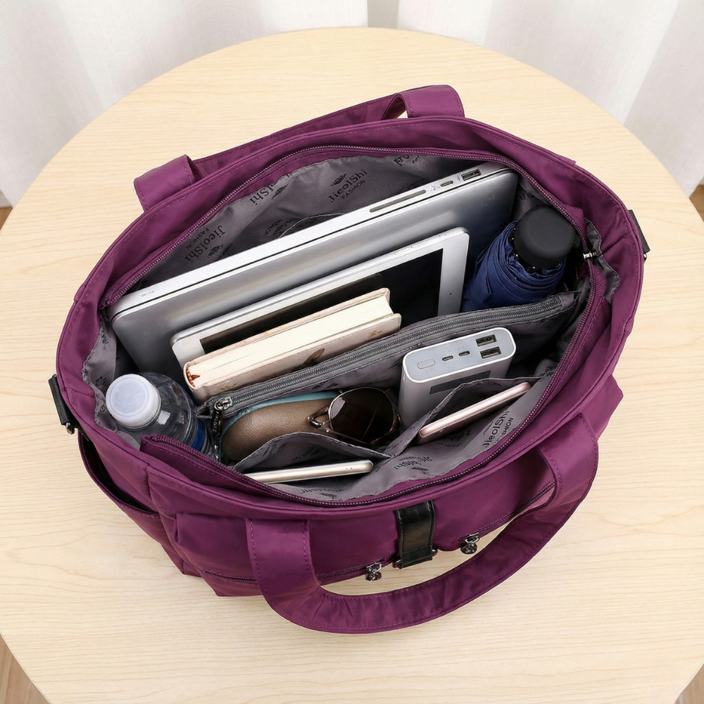 VIABELLA™ –  毎日使いに便利な多機能キャンバスバッグ