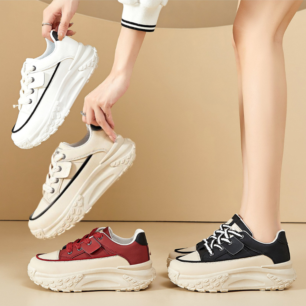 ALTESSA™ – スタイルアップ本革厚底スニーカー