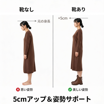 THERIVA™ – あたたかいフラットソール冬用ブーツ