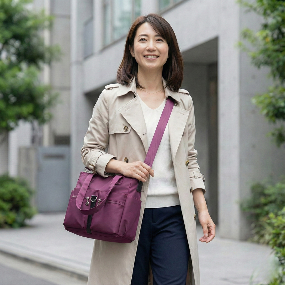 VIABELLA™ –  毎日使いに便利な多機能キャンバスバッグ