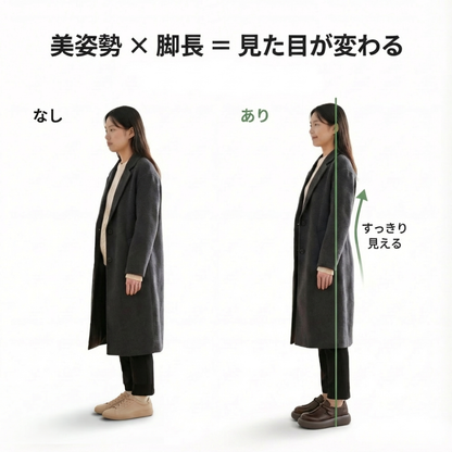 SOLISCA™ – 快適な履き心地が続く厚底本革シューズ
