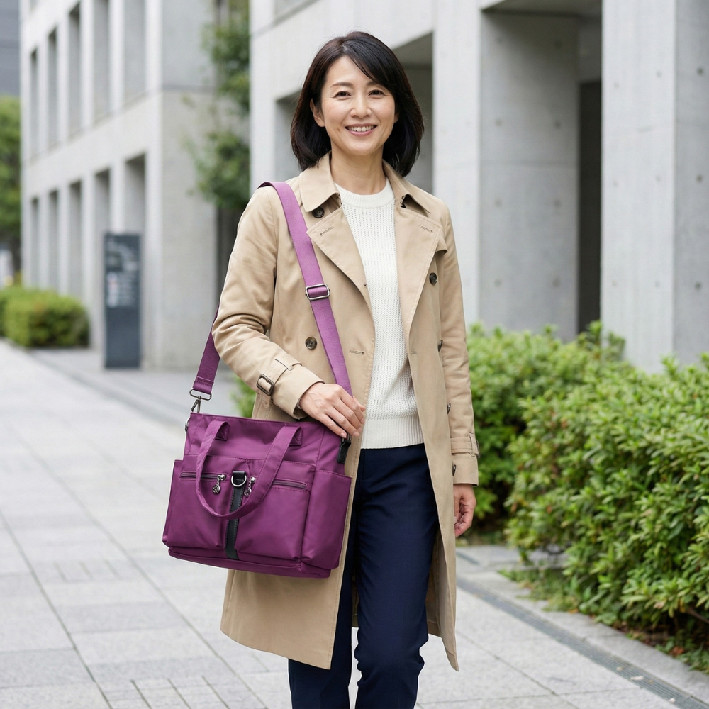 VIABELLA™ –  毎日使いに便利な多機能キャンバスバッグ