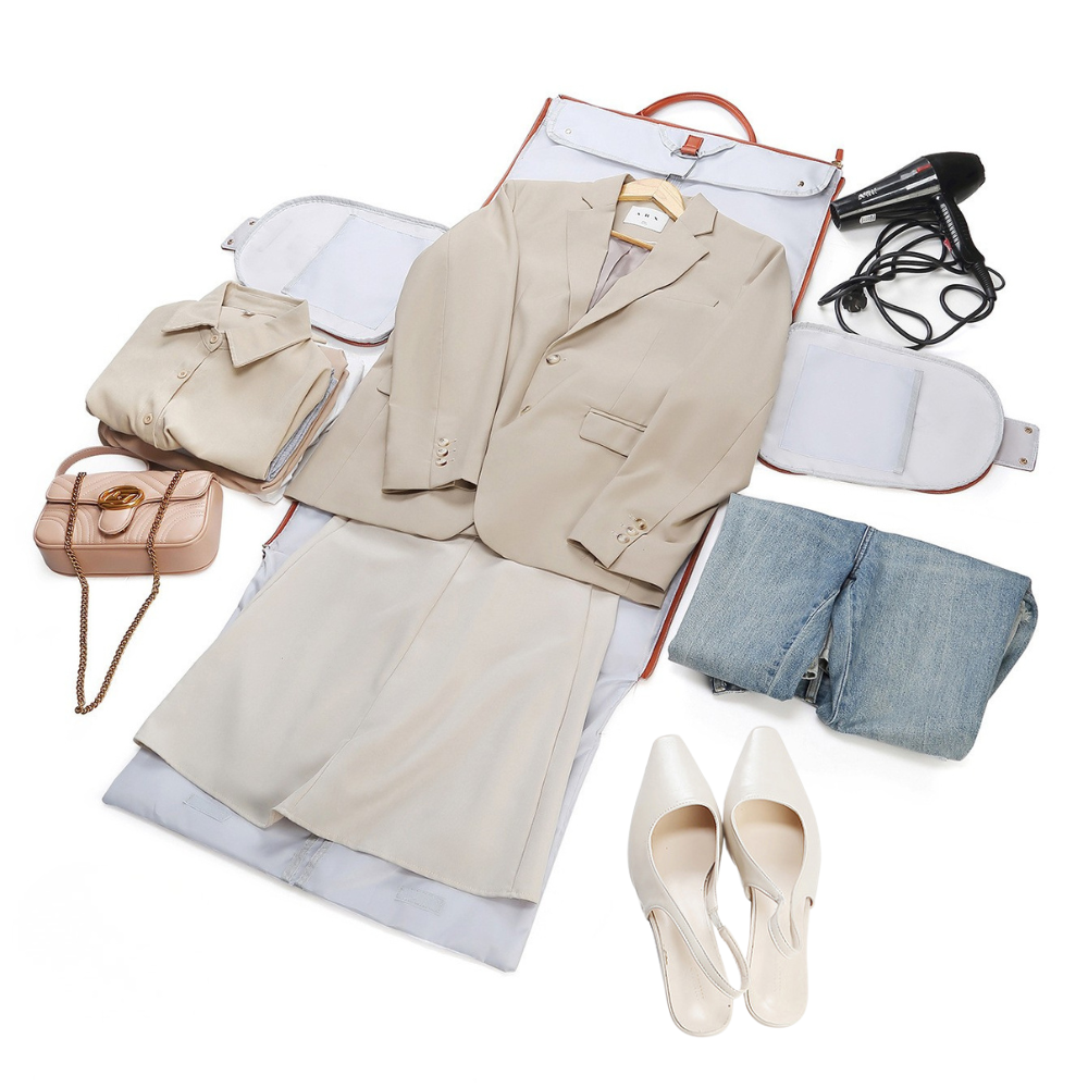 VOYEGA™ – 防水・耐久 片肩掛け 大容量キャリー付きトラベルバッグ