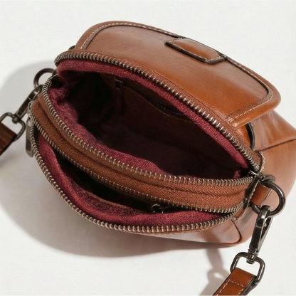 MIYORA™ 本革ミニショルダーバッグ