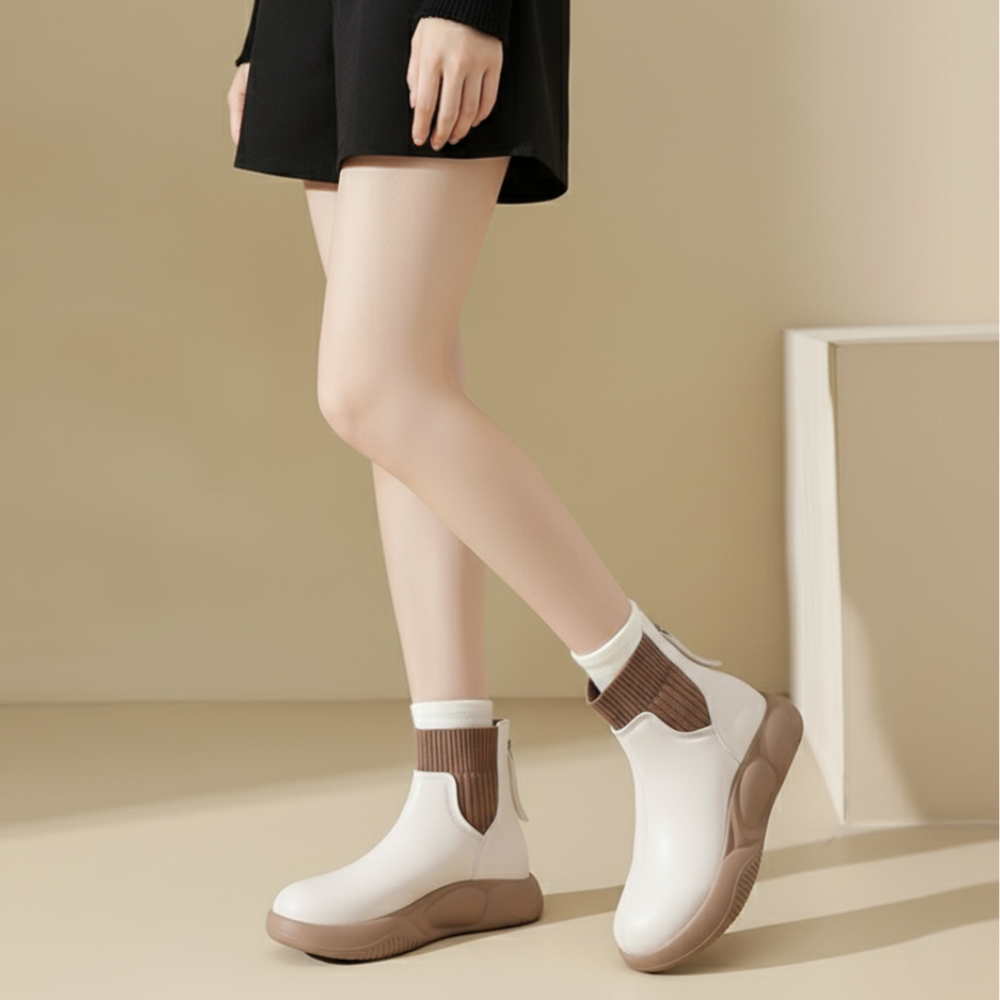 VELASCA™ – スリッポンプラットフォームブーツ