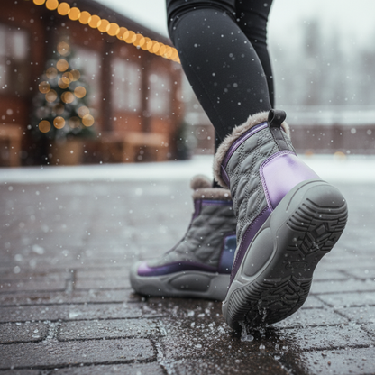 YUKINE™ - ソフトライニング仕様ジップアップスノーブーツ