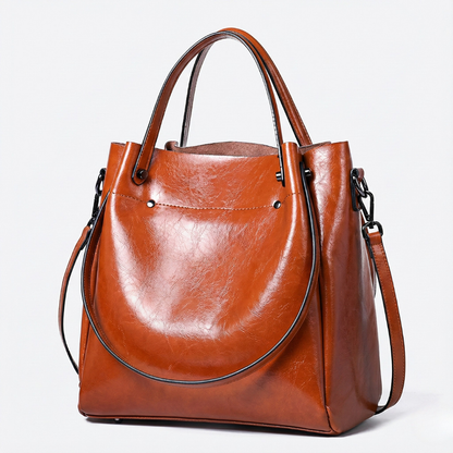 BELLANA™ – 本革クロスボディバケットバッグ