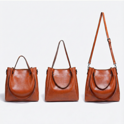 BELLANA™ – 本革クロスボディバケットバッグ