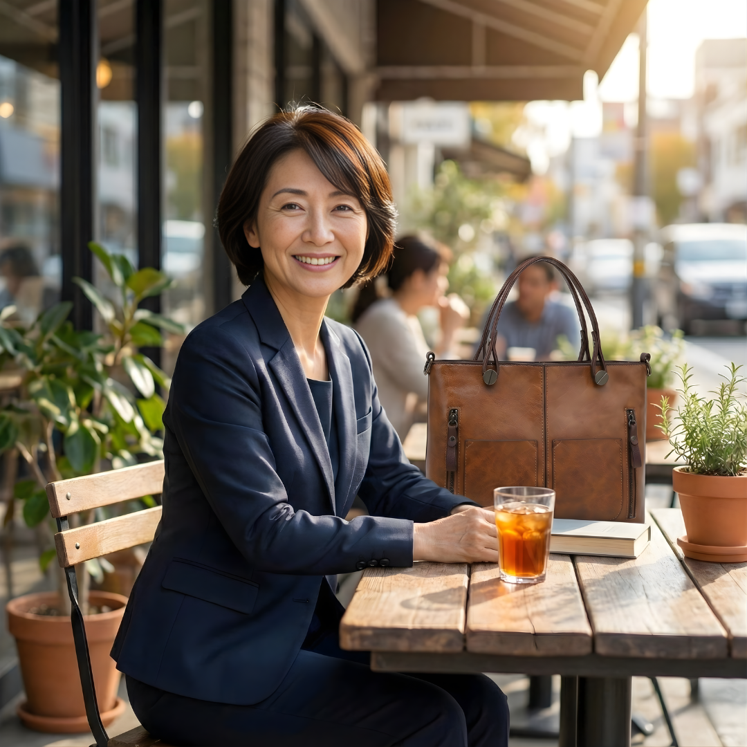 BELLARA™ ヴィンテージ調PUレザーショルダーバッグ