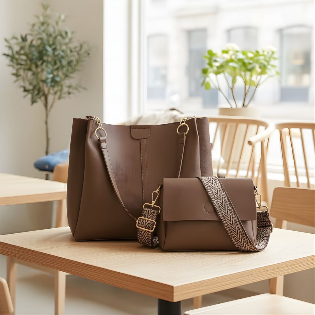 LUNESSA™ – 防水レザートートバッグセット