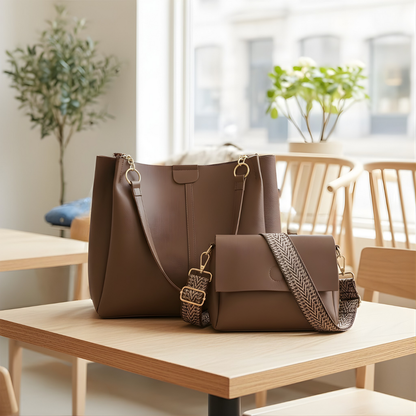 LUNESSA™ – 防水レザートートバッグセット