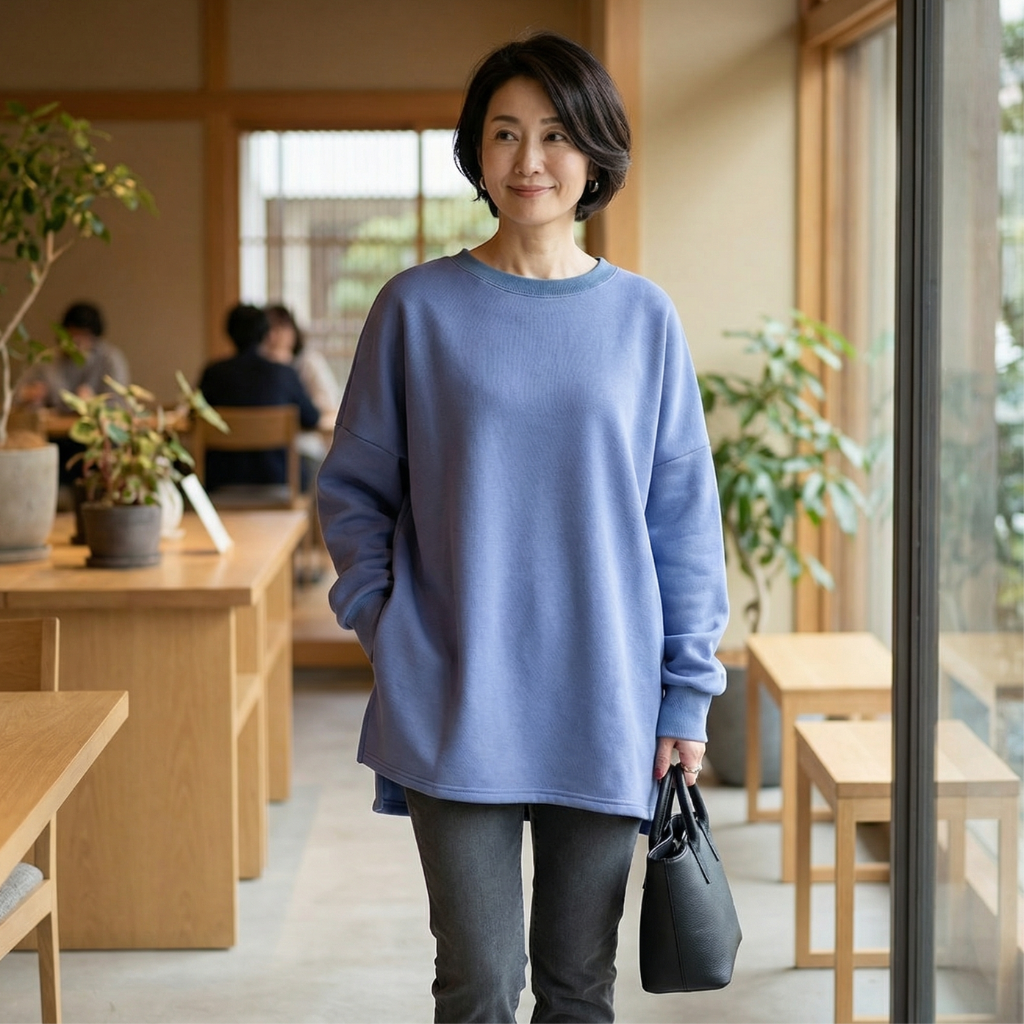 NURELLE™ – ソフトフリース裏地プルオーバー