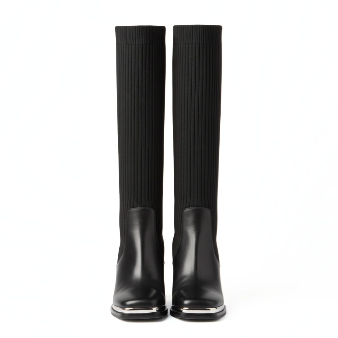 RIBELLA™ – 脚を美しく魅せるストレッチニットブーツ