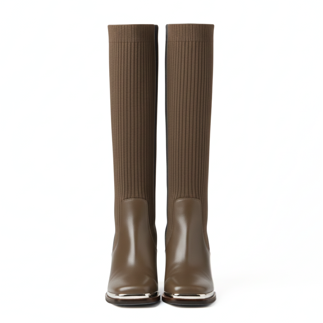 RIBELLA™ – 脚を美しく魅せるストレッチニットブーツ