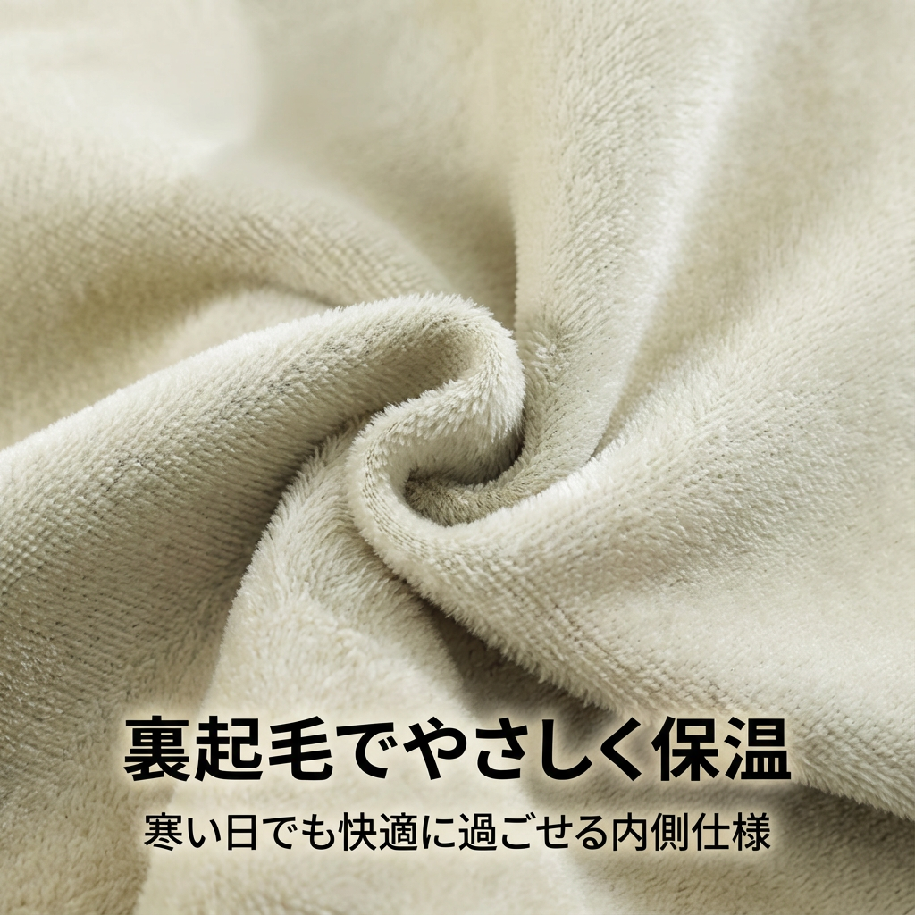 DENORA™ – 裏起毛ストレートデニムパンツ