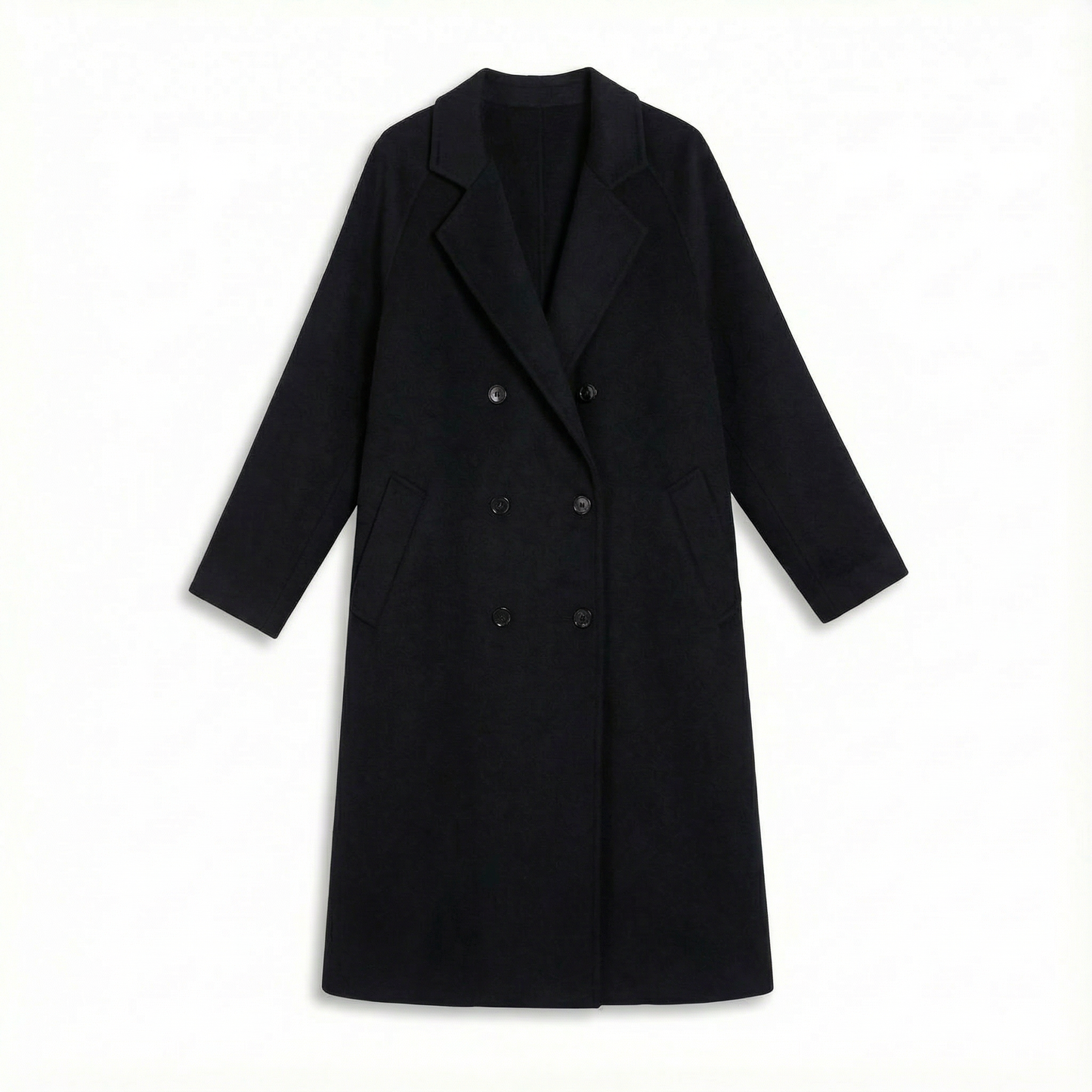 CASCARA™ – 洗練ダブルレイヤーウールコート