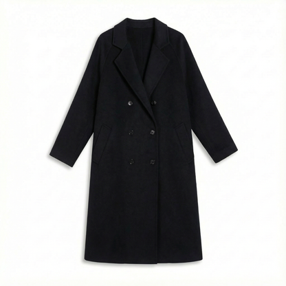 CASCARA™ – 洗練ダブルレイヤーウールコート