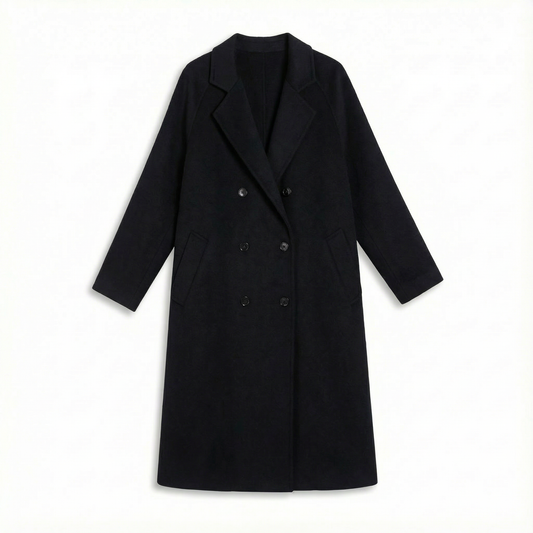 CASCARA™ – 洗練ダブルレイヤーウールコート