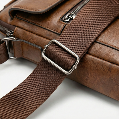 PORTAVO™ – 傷つきにくいレザー メッセンジャーバッグ