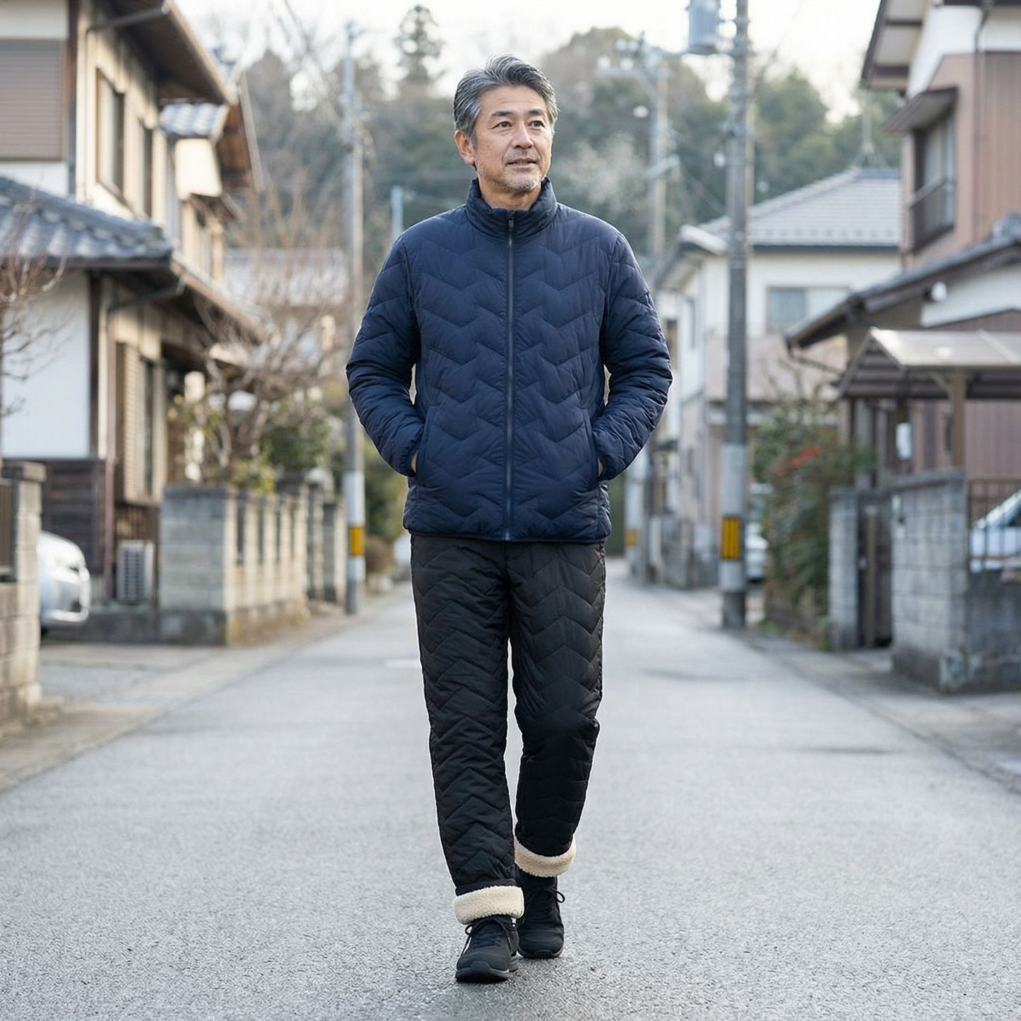 MIYORA™ 裏起毛防寒パンツ（防風タイプ）