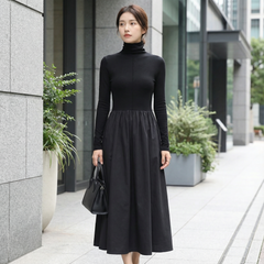 UNIVA™ – ニットドッキングワンピース