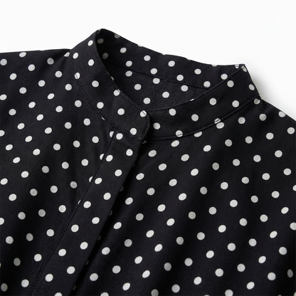 KIRARI™ – 多用途ドット柄マキシワンピース