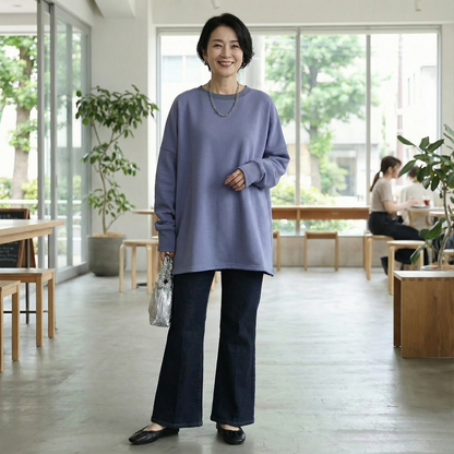 NURELLE™ - ポリエステルフリース裏地プルオーバー