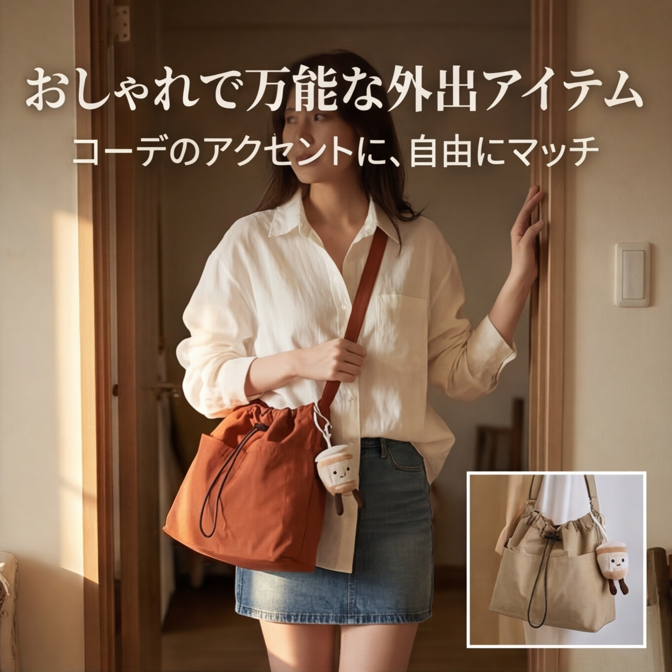 超軽量カジュアル大容量バッグ