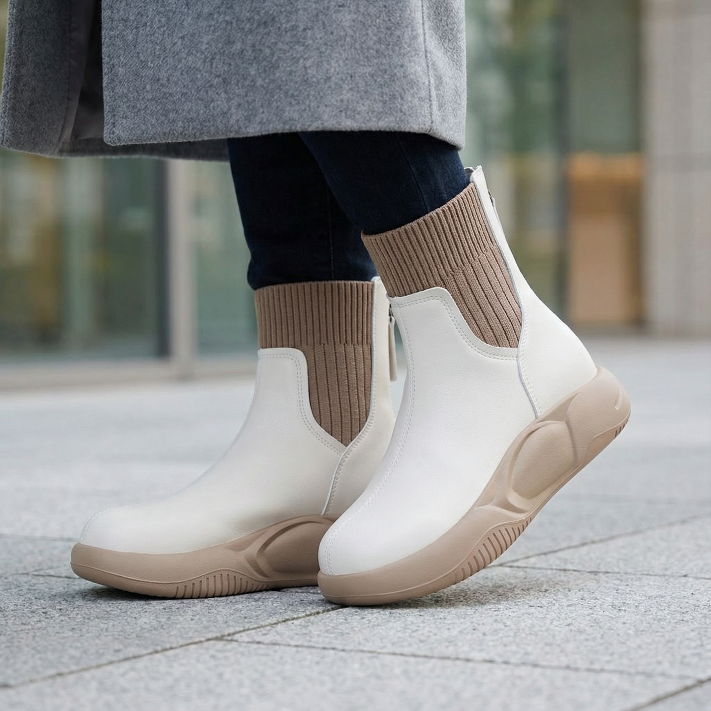 VELASCA™ – スリッポンプラットフォームブーツ