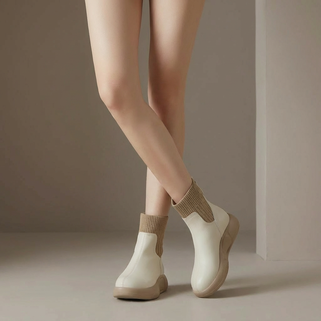 VELASCA™ – スリッポンプラットフォームブーツ