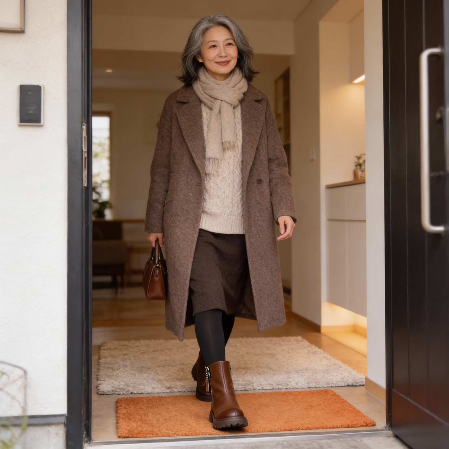 LUNARIA™ – コンフォートヒール本牛革ブーツ