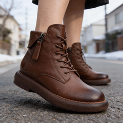 THERIVA™ – あたたかいフラットソール冬用ブーツ