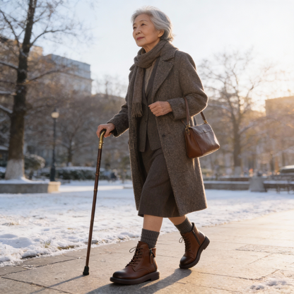 THERIVA™ – あたたかいフラットソール冬用ブーツ