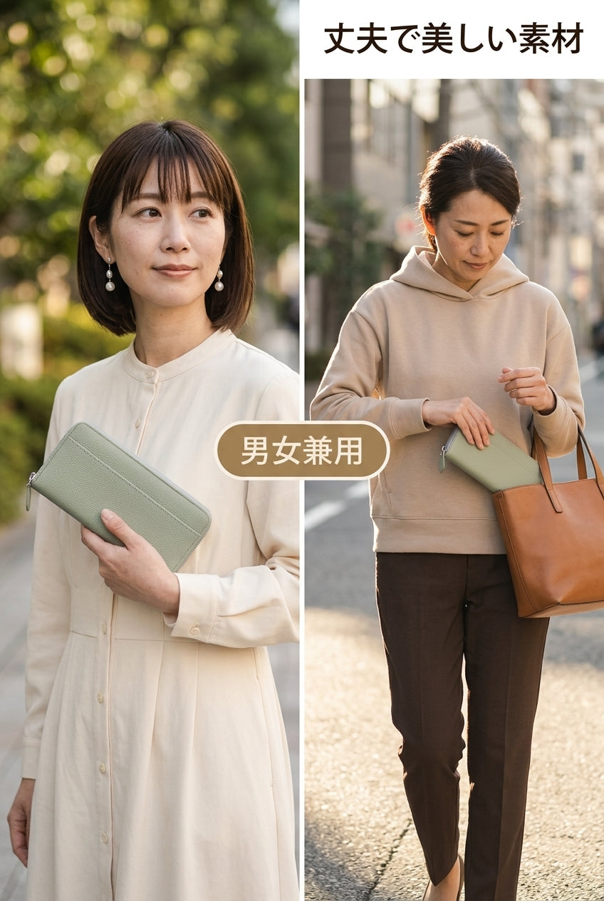 MIYORA™ スキミング防止 大容量長財布