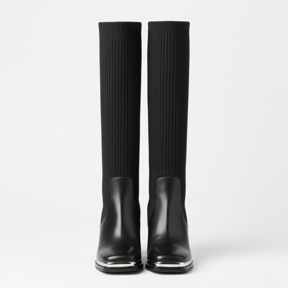 RIBELLA™ – 脚を美しく魅せるストレッチニットブーツ